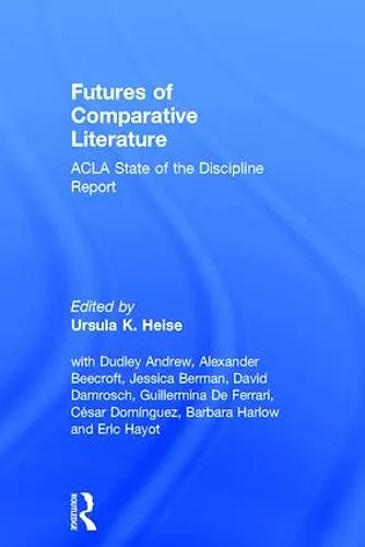 Futures of Comparative Literature cover