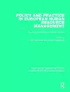 Policy and Practice in European Human Resource Management cover