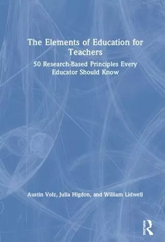 The Elements of Education for Teachers cover