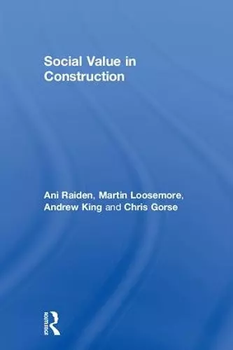 Social Value in Construction cover