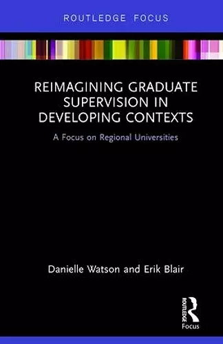 Reimagining Graduate Supervision in Developing Contexts cover
