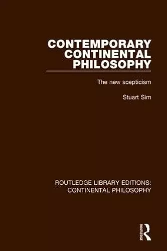 Contemporary Continental Philosophy cover