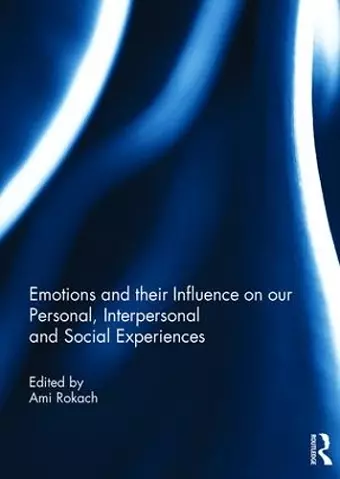 Emotions and their influence on our personal, interpersonal and social experiences cover