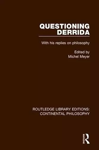 Questioning Derrida cover