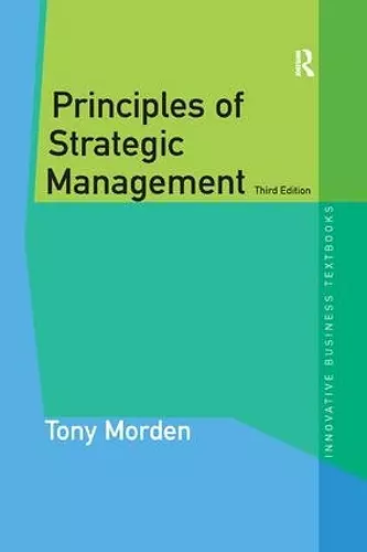 Principles of Strategic Management cover