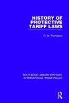 History of Protective Tariff Laws cover