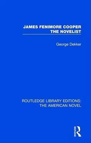 James Fenimore Cooper the Novelist cover