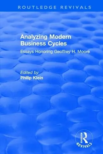 Analyzing Modern Business Cycles cover