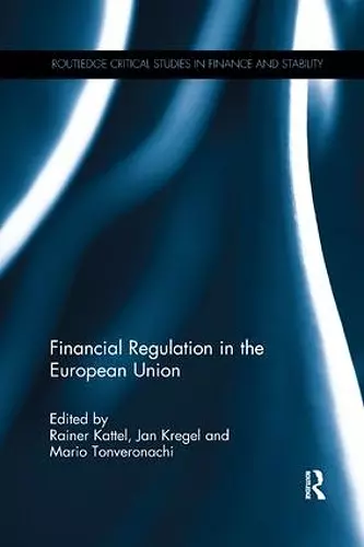 Financial Regulation in the European Union cover