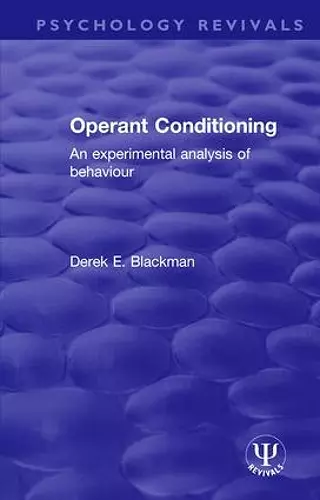 Operant Conditioning cover