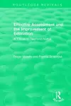 Effective Assessment and the Improvement of Education cover