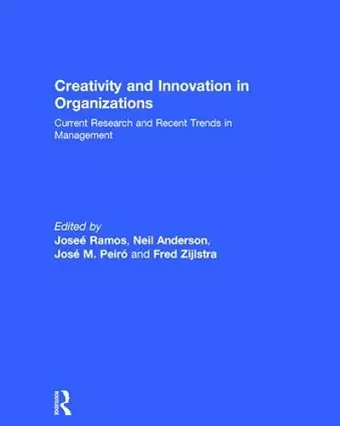 Creativity and Innovation in Organizations cover