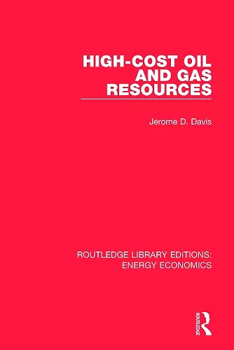 High-cost Oil and Gas Resources cover
