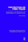 Protection or Free Trade cover