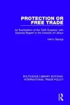 Protection or Free Trade cover