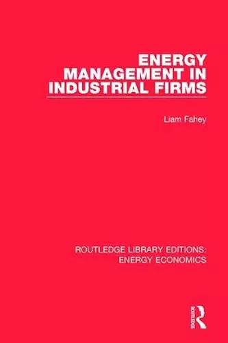 Energy Management in Industrial Firms cover
