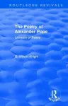 Routledge Revivals: The Poetry of Alexander Pope (1955) cover