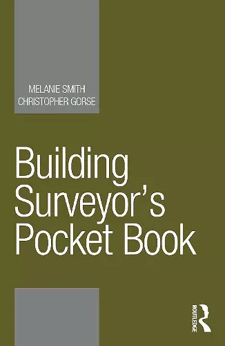 Building Surveyor’s Pocket Book cover