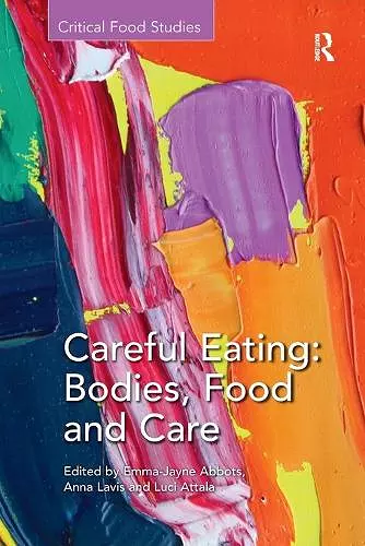 Careful Eating: Bodies, Food and Care cover