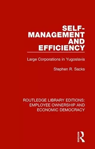 Self-Management and Efficiency cover