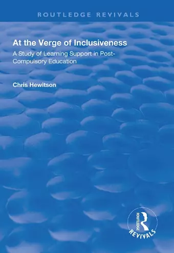 At the Verge of Inclusiveness cover