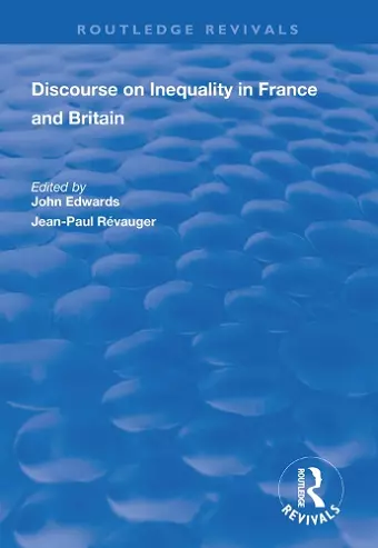 Discourse on Inequality in France and Britain cover