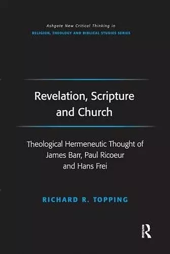 Revelation, Scripture and Church cover