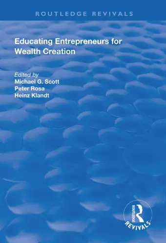 Educating Entrepreneurs for Wealth Creation cover