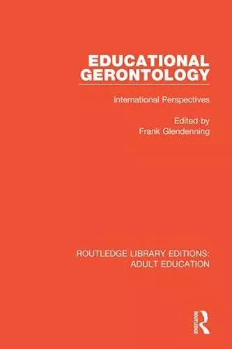 Educational Gerontology cover