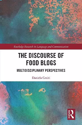 The Discourse of Food Blogs cover