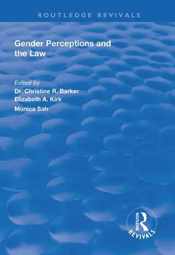 Gender Perceptions and the Law cover