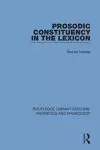 Prosodic Constituency in the Lexicon cover