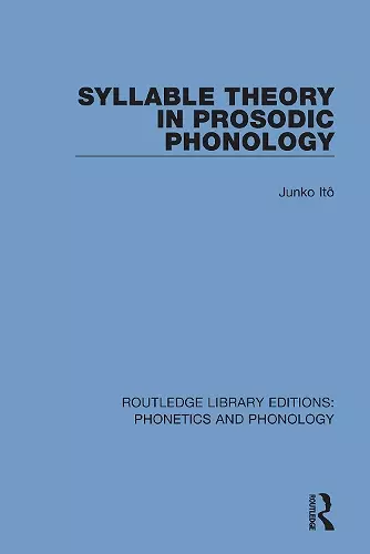 Syllable Theory in Prosodic Phonology cover