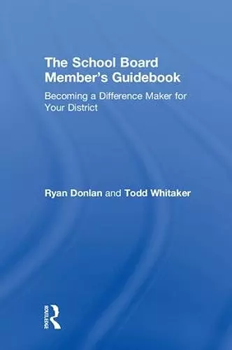 The School Board Member's Guidebook cover