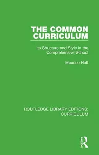 The Common Curriculum cover