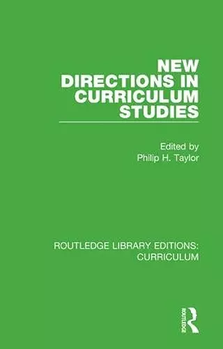 New Directions in Curriculum Studies cover