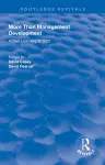 More Than Management Development cover