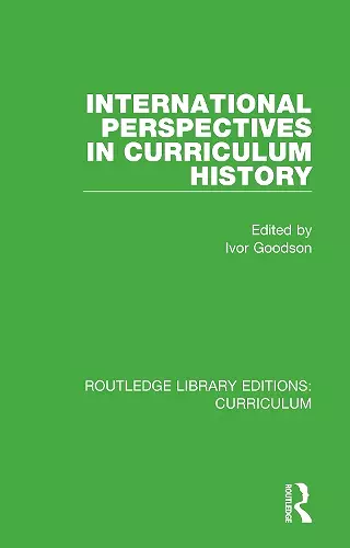 International Perspectives in Curriculum History cover