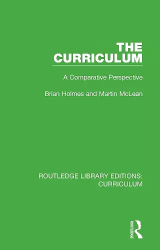 The Curriculum cover