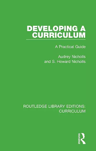 Developing a Curriculum cover