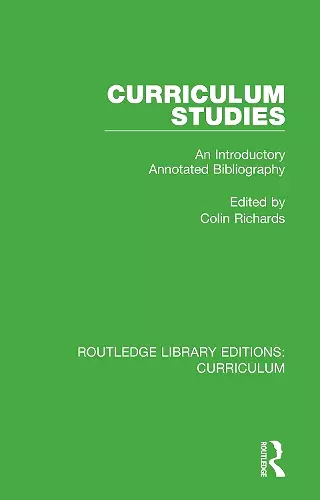 Curriculum Studies cover