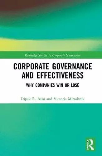 Corporate Governance and Effectiveness cover