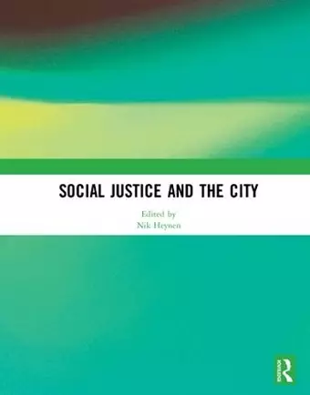 Social Justice and the City cover