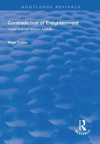 Contradiction of Enlightenment cover