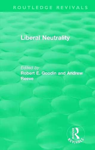 Liberal Neutrality cover