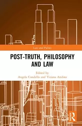 Post-Truth, Philosophy and Law cover