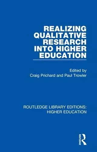 Realizing Qualitative Research into Higher Education cover