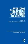 Realizing Qualitative Research into Higher Education cover
