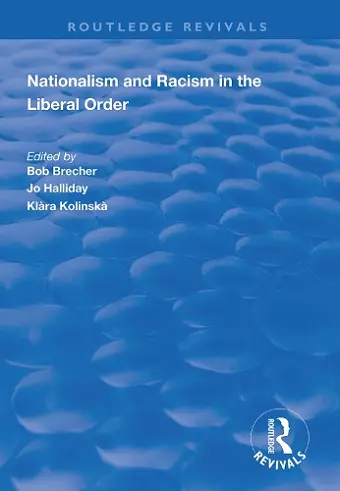 Nationalism and Racism in the Liberal Order cover