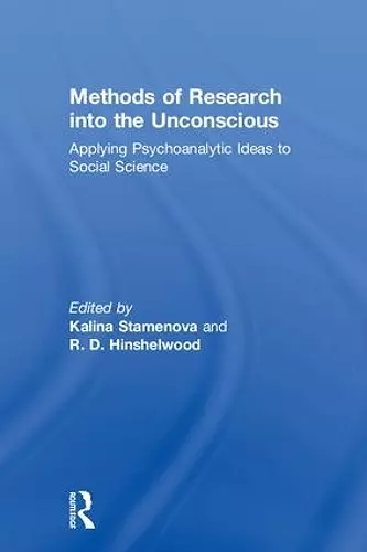 Methods of Research into the Unconscious cover